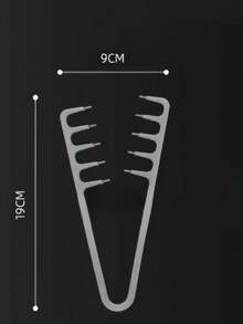 5pcs Men's Styling Combs, Plastic Material, Suitable For Daily Commute, Business Trip, Travel, Office, Dorm Use, Portable And Compact, Easy To Store, Hair Styling, Volumizing Hair Top, Taming Frizz, Creating Texture, Perm, Spiky, Slicked Back, Pompadour, Hair Styling Tool, Men's Hair Styling Essential - Multicolor - View 2