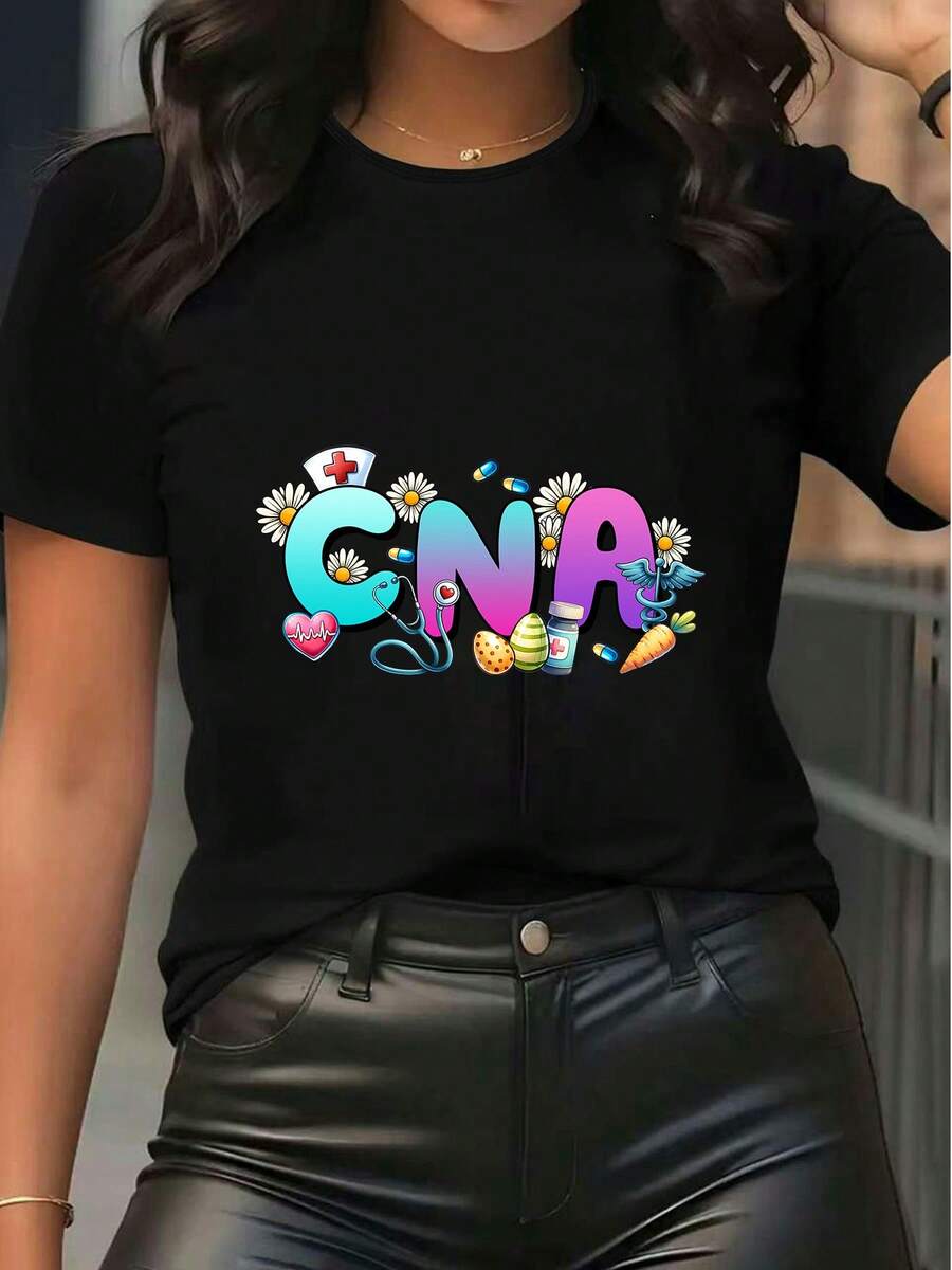Women T-Shirts - Black - View 1
