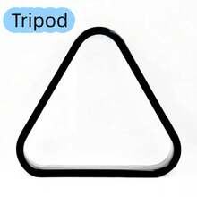 Pool Ball Triangle Rack - Plastic Billiard Ball Holder For 25mm/32mm/38mm/44mm Mini Pool Balls - Black - View 2