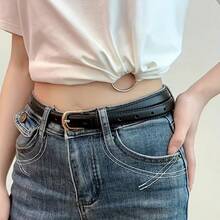 2 Pieces Set, Including 2 Adjustable Clothing Straps, With A Buttoned Design - Adjustable Hem And Cuff Clips That Can Be Quickly Adjusted Without Sewing And Suitable For T-Shirts, Shirts, And Dresses - Durable Buckles - Multicolor - View 1