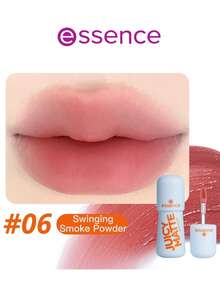 Essence Glow 保濕 Bobo 唇泥搭配 Boscia 唇釉，保濕滋潤 - #6 Swaying Smoke 粉色 2.6g - 搖曳煙粉 - 查看 2