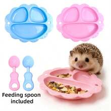2 Stücke/Set Getreide-Haustiernapf, geteilter Fressnapf, geeignet für Hamster, Kleintiere, Vögel, Kleintierbedarf, langanhaltend und bruchsicher, wiederverwendbar - D - Übersicht 6