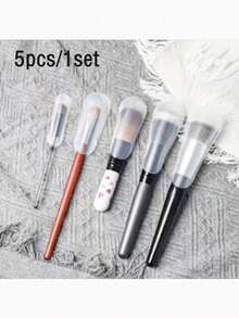 Makeup Brush Protective Cover, Matte EVA Material, Dust-Proof Odorless, Portable Protective Cover - White - View 7