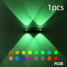 New 4-Head Cat-Eye Sensor Light, Three-Color Temperature/RGB Gradient ...