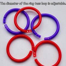 1 Set Colorful Parrot Training Toy - Wooden Chew Ring, Interactive Smart Toy Accessory (Ball And Ring Colors Are Random) - View 6
