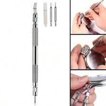 手錶錶帶拆卸工具組,專業手錶維修工具套件,用於手錶錶帶調整,含錘子的手錶銷釘拆卸工具,彈簧條工具,手錶錶帶尺寸調整用銷釘,鐘錶匠DIY手錶保養工具 - A - 查看 7