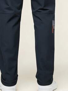 AHTELB Men's Summer Cargo Casual Straight Leg Pants Outdoor Hiking Tactical Pants Parachute Sports Long Pants, Anti-Theft Zipper Design, Multi-Functional Cargo Pants, Suitable For Outdoor Casual Sports Wear, Gift For Husband, Boyfriend, Friend, Customer, Father - Navy Blue - View 5