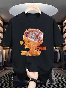 Men Sports Tees & Tanks - Black - View 1
