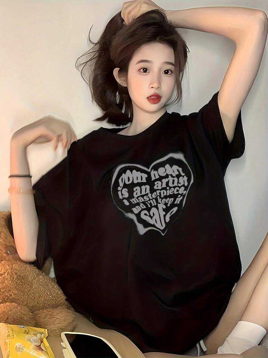 Women T-Shirts - Black - View 1