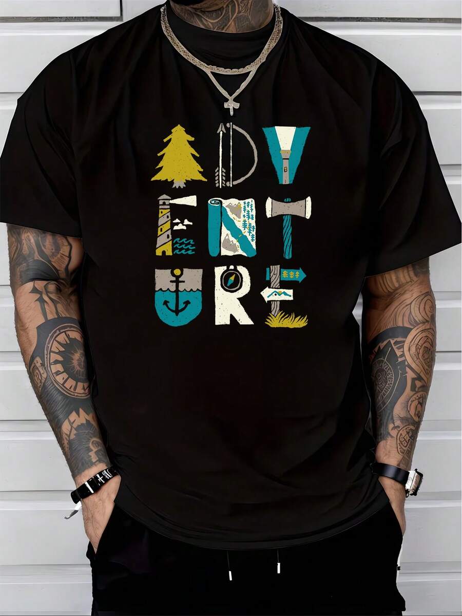 Men T-Shirts - Black - View 1