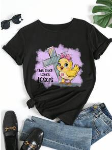 Women T-Shirts - Black - View 5