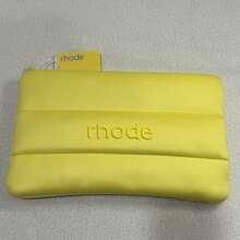 Waterproof Lightweight Nylon Cosmetic Bag Multifunctional For Makeup & Daily Use - Yellow - View 7