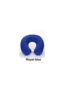 1pc Inflatable Travel Neck Pillow, U-Shaped Airplane Pillow With Snap Soft Cover, Portable Neck Support Cushion For Students And Adults, Neck Support And Cervical Protection For Studying, Car, Office, Travel, And Commuting, Essential For Mail Carriers - Multicolor - View 15