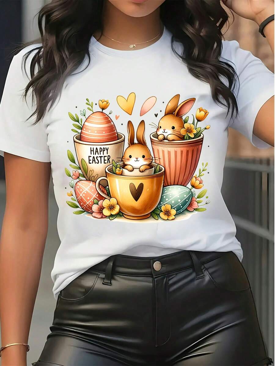 Women T-Shirts - White - View 1