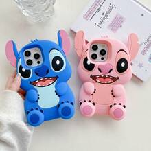 SANRIO Cartoon Cute Stitch Foot Stand Case For 16, 15, 13/14 Pro Max.Holiday AccessoriesHoliday Special Offer 17 Case Cheetah Print Phone Case Kuromi Phone Case Cute  Phone Case  17 Pro Case Custom Phone Case Valentine's Day Gifts For Women 17 Pro Max Case Funda Para  Phone Case Travel Essential Cute Phone Case Case Funda Para 3d Phone Case Silicone Phone Case 17 Pro Case 14 Plus Cases 17 Case Cheetah Print Cute Phone Cases Fundas Para Fundas Customizable Things Case 17 Pro Ma Phone Cases - -腳丫支架粉紅史迪仔 - 查看 1