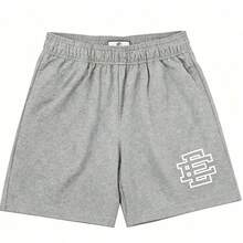 EE  Basic Summer Running Shorts Men Sport Fitness Shorts Training Quick Dry Gym Men Shorts Jogger Gym Shorts Men,1pac - 灰色 - 查看 6