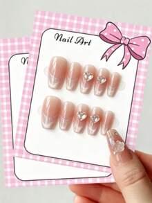 2 cái/10 cái Thẻ trưng bày móng đeo được, Thẻ nghệ thuật móng, Thẻ bìa cứng salon móng, Thẻ lưu trữ nghệ thuật móng - Nhiều màu - Xem 4