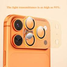 Protective Lens For IPhone 17 Pro Max And 17 Pro, Tempered Glass Material, Scratch-Resistant Design, Easy Installation, Includes 2 Lens Protection Accessories, Protective Lens Attachment - White - View 4