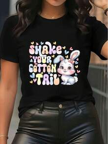 Women T-Shirts - màu đen - Xem 1