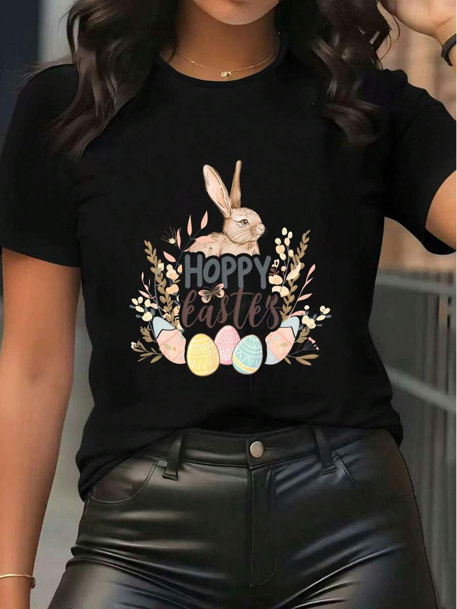 Women T-Shirts - Black - View 1