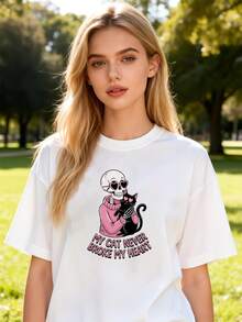 Women T-Shirts - White - View 6