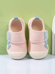 嬰兒走路鞋 春秋款 中性 幼童鞋 嬰兒鞋 簡約時尚風格 防滑 透氣鞋 時尚百搭 - 粉色 - 查看 2