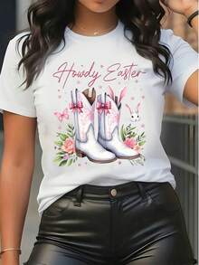 Women T-Shirts - White - View 6