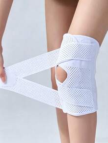 1pc Adjustable Knee Support | Breathable Sports Knee Pad | Elastic Compression Knee Sleeve | Knitted Sports Knee Support | Suitable For Men And Women | Applicable Scenarios: Gym, Outdoor Activities, Fitness Training, Dance, Skating, Running, Cycling, Yoga | Sports Equipment Accessories | Breathable Comfortable Patella Support | Suitable For Men And Women Fitness, Running, Cycling, Basketball And Other Sports - Multicolor - View 6