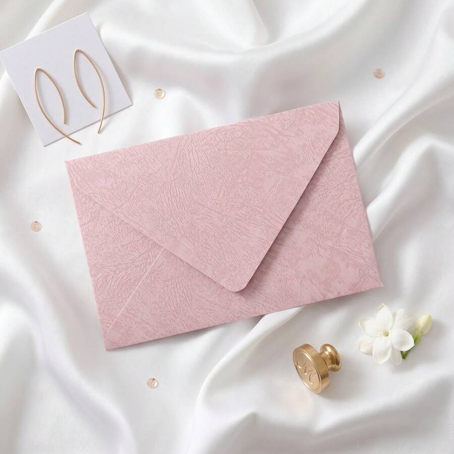 10/20/50PCS Tree Textured Vintage Chinese Style Envelopes Letter Set, For Wedding Invitation Birthday Graduation Greeting Cards & Postcards - A - View 1