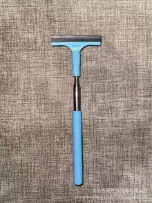 Cepillo retráctil para coche, raspador de espejo retrovisor portátil, limpiador de cristales de coche, quitaescarcha, raspador de doble cara con hojas suaves, longitud ajustable adecuado para parabrisas, ventanas laterales y techo corredizo, herramienta práctica de limpieza de coche - A - Ver 11