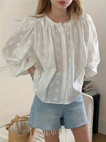 Women Tops - White - View 2