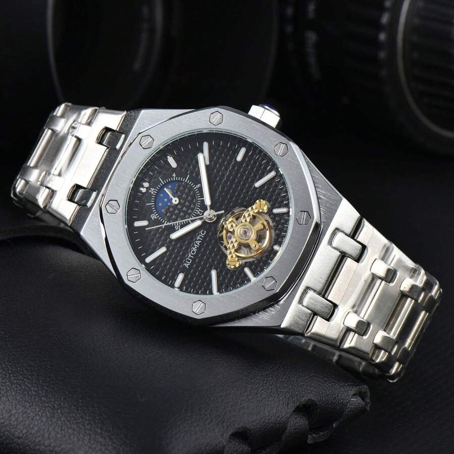 High-End 2024 Foreign Trade Men's High-Quality Mechanical Watch, Fully Automatic Multi-Function Tourbillon Mechanical Wristwatch, Manufacturer Wholesale - 1 - Xem 1