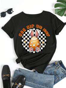 Women T-Shirts - Black - View 5