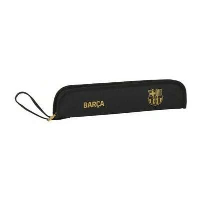 Safta | FC Barcelona 2nd Kit School Flute Case, Zippered Flute Bag, Padded Interior, Cleaning Rod Compartment, Side Handle, Reinforced Edge, Back To School