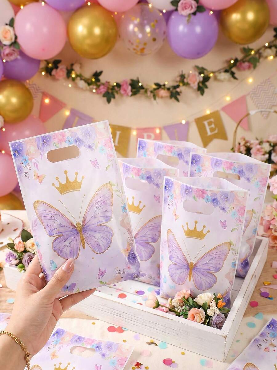 10个/25个/50个太空主题宇航员礼品袋，宇航员主题派对装饰，生日派对礼品，礼品包装袋，性别揭晓派对礼品套装，婴儿派对礼品袋套装，精品店用品，购物袋