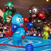 Juguete de pistola de agua con nariz grande y divertida de boxeo, muñeca negra para batalla de agua en el baño, adecuado para entretenimiento de juegos de agua en la playa de verano, regalo pequeño y lindo altamente atractivo, regalo perfecto para vacaciones y cumpleaños, artículo de alivio del estrés altamente atractivo adecuado para adultos y adolescentes - Multicolor - Ver 2