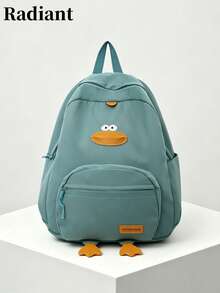 2026 New High-Value Simple Large Capacity Student Backpack, Suitable For Middle School - Green - View 9