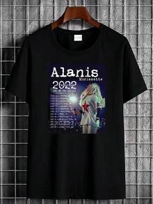 Masculino Desportivo Camisetas & Tanks - Preto - Ver 1