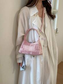 Fashion Shoulder Bag, New Versatile Foreign Texture Handbag, Women's Bag - Pink - View 7
