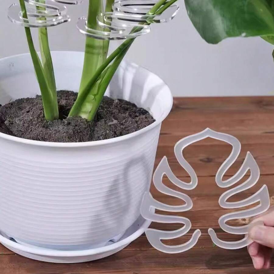 5pcs Turtle Shell Bamboo Plant Support Rods, Stem Gathering Racks, Anti-Lodging Plant Supports, Suitable For Indoor And Outdoor Plants, Unique And Attractive Plant Supports To Keep Stems And Roots Upright, Applicable For Climbing Plants. Outdoor And Garden Supplies. Plant Supports & Protection, Plant Cages And Racks. Convenient And Practical.