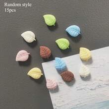 10pcs Colorful Leaf Fridge Magnets, Cute Decorative Magnetic Stickers, Fridge Magnets Suitable For Office Whiteboard, Locker, Dishwasher, Kitchen Decor, Home Decor, Holiday Gift, Birthday Gift - Multicolor - View 10