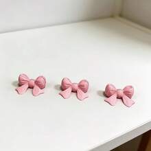 2/4/8pcs 3D Printed Pink Bow Photo Clips, Cute Bow Shaped Clips For Displaying Photos, Notes, Cards Or Warm Messages, Suitable For Creating A Cozy Bedroom Or Living Room Aesthetic Decor - Bow - View 7