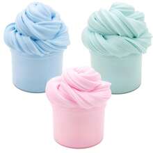 UINLE Baby 1pc/5pcs Kit Pembuatan Slime DIY, Warna Macaron Segar, Tekstur Cloud Butter Super Lembut Tidak Lengket, Stoples Kecil 70ml Kemasan Terpisah, Mainan Remas Penghilang Stres, Cocok Untuk Kelas Kerajinan Anak, Permainan Pesta Dan Relaksasi Sehari-hari - MultiWarna - View 19