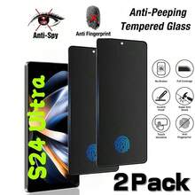 XINHONGYU 2pcs Privacy Screen Protector, High Definition, Waterproof, Anti-Drop, Anti-Scratch, Anti-Fingerprint, Easy Installation, Smooth Surface, Compatible With Samsung Galaxy S20EF/S21EF/S23EF/S9/S10/S20/S20+/S20 Ultra/S21 Ultra/S21/S21+/S22 Ultra/S22/S22+/S23/S23+/S23Ultra/S24/S24+/S24Ultra/S25/S25+/S25Ultra Curved Screen Models - Black - View 13