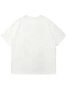 Men's Casual Short-Sleeve T-Shirt, Casual Wear, Sweat-Resistant. Perfect For Everyday Casual Wear - 白色 - 查看 2
