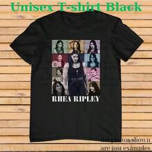 Rhea.Camiseta para Entusiastas de la Lucha Libre Ripley,Sudadera de lucha libre,Smackdown Camisa,Camiseta deportiva de lucha libre,Regalos para él y regalos para niños - Negro - Ver 1