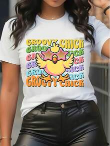 Women T-Shirts - White - View 6