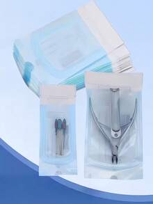 200pcs/Pack, 1pc/Bag - Self-Sealing Sterilization Bags With Color-Changing Indicator. Suitable For Dental, Tattoo And Nail Tools Autoclave Sterilization - Multicolor - View 6