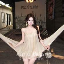 Women Long Dresses - Apricot [Premium Version] - View 2