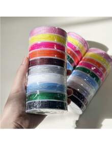 10 Rolls 0.8mm No.72 Jade Thread - 10M Colorful DIY Braided Cord For Chinese Knotting, Bracelet, Necklace Making & Jewelry Findings - 10 Rolls/0.8mm Jade Wire - View 4